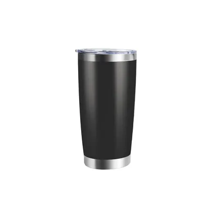 20oz Coated Stainless Steel Tumbler with Lid (1pcs / 2pcs)